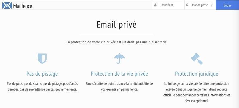 Mailfence : fournisseur d'email sécurisé