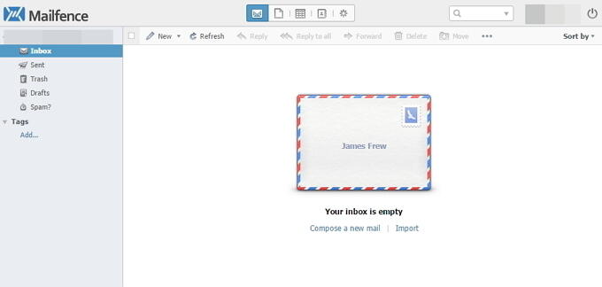 Mailfence : interface web sécurisée Mailfence : interface web sécurisée